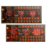 Blood Bowl - Chaos Dwarf Team Pitch & Dugouts