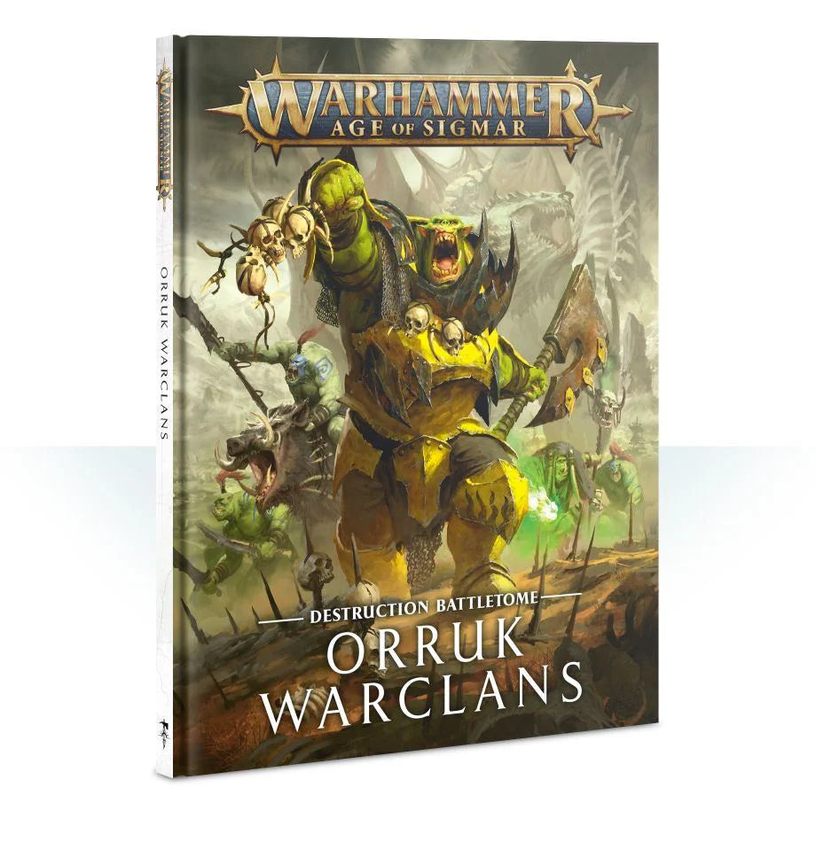 Warhammer Age of Sigmar - Battletome: Orruk Warclans (Hardcover Back)