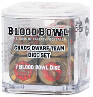 Blood Bowl - Chaos Dwarf Team Dice
