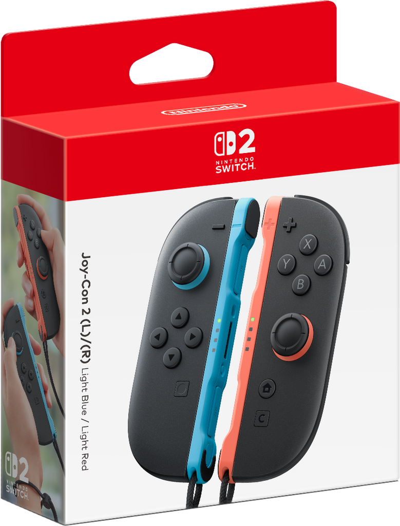 Nintendo Switch 2 Joy-Con 2 (Right & Left) - Light Blue & Light Red