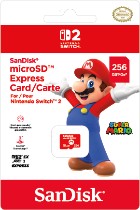 Nintendo Switch 2 SanDisk microSD Express Card 256GB