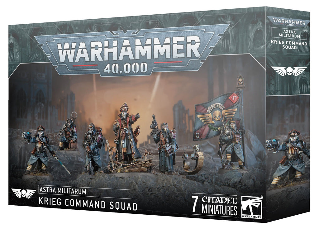 Warhammer 40,000 - Astra Militarum: Krieg Command Squad