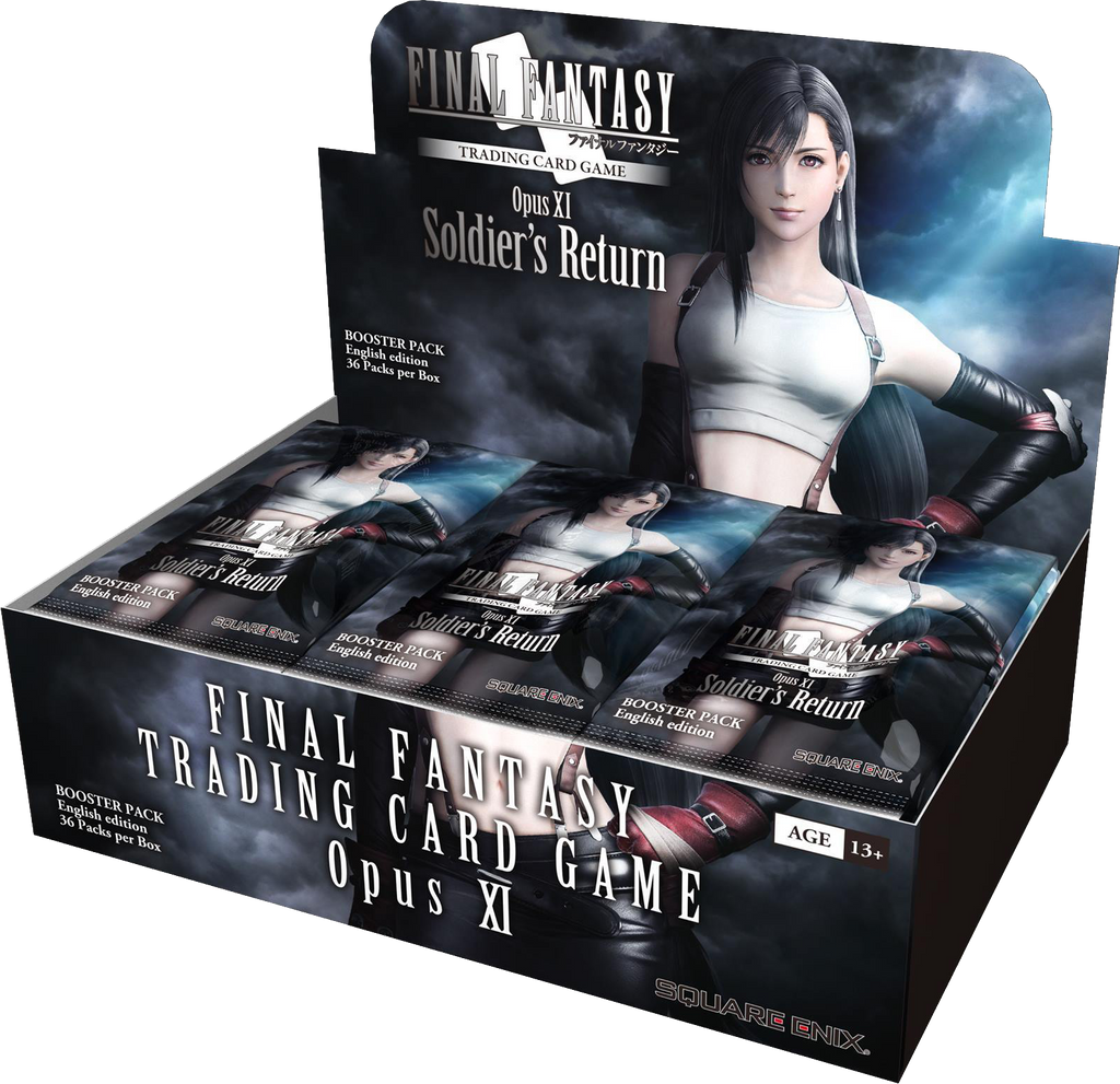 Final Fantasy TCG - Opus XI: Soldier's Return Booster Box | Game Academia Singapore Final Fantasy TCG - Opus XI: Soldier's Return Booster Box | Game Academia Singapore