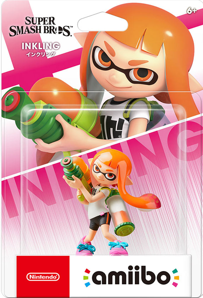 Super Smash Bros. Series - Inkling Girl Amiibo Figure