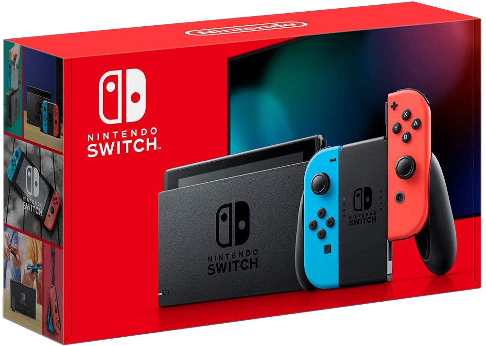 Nintendo Switch Console Set - Neon Red & Blue