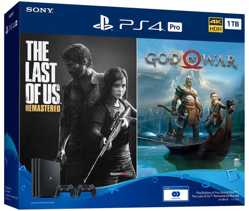PlayStation®4 PRO God of War™ / The Last of Us™ Remastered Console Bundle