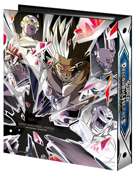 dragon ball super card game binder Super Dragon Ball Heroes Official 4-Pocket Binder Set Majin Buu Edition with Cards