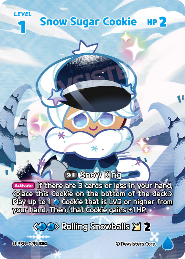 CRB-BS8-078 SEC Snow Sugar Cookie