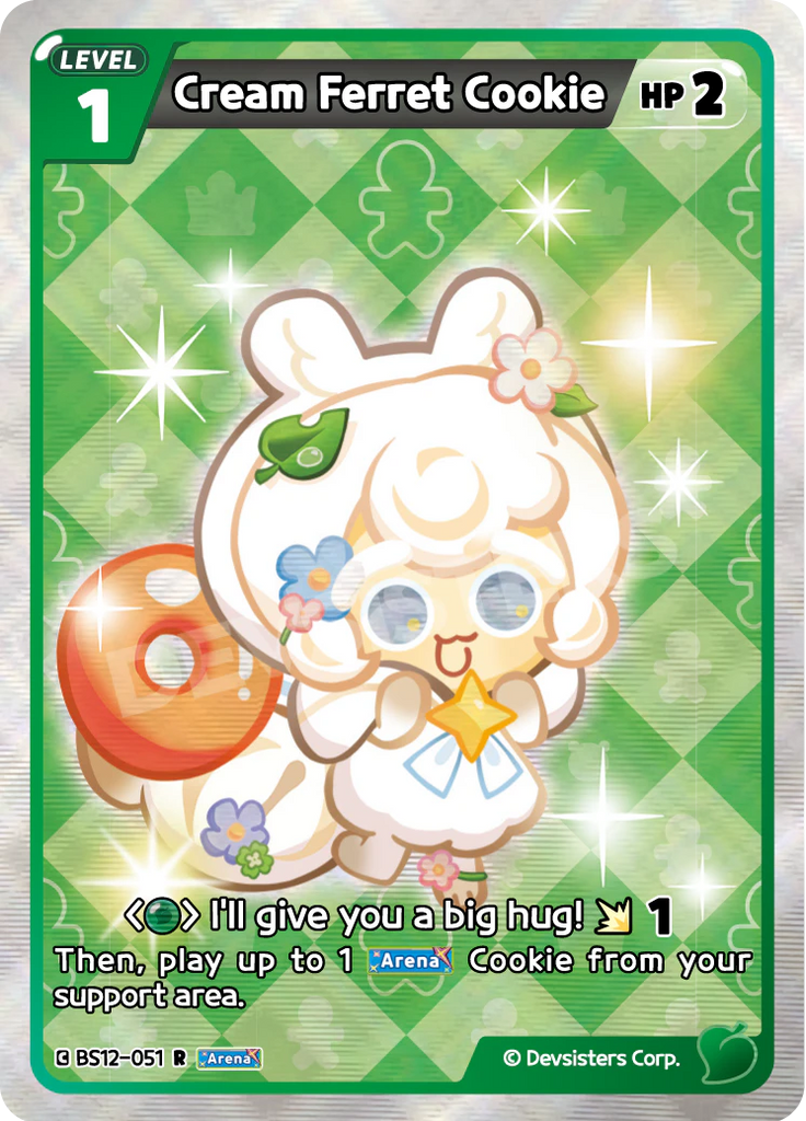 CRB-BS12-051 R Cream Ferret Cookie