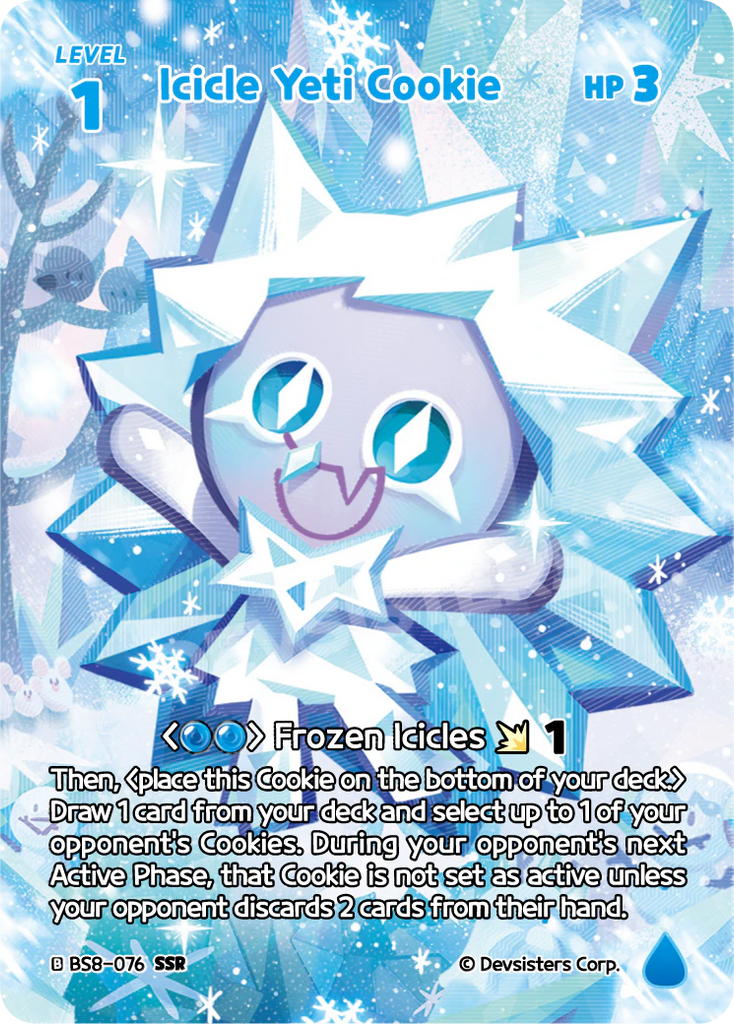 CRB-BS8-076 SSR Icicle Yeti Cookie
