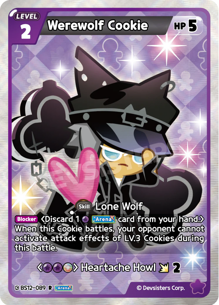 CRB-BS12-089 R Werewolf Cookie
