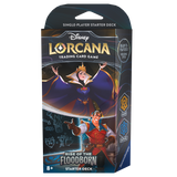 Disney Lorcana TCG - [Set 2] Rise of the Floodborn Amber & Sapphire (The Queen & Gaston) Starter Deck