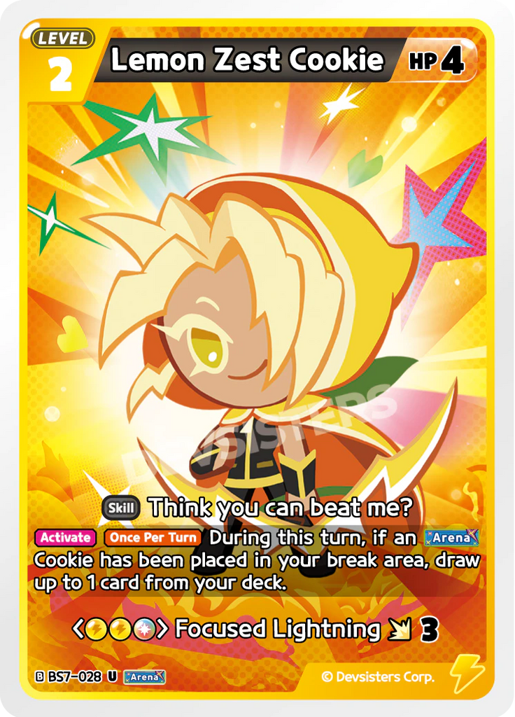 CRB-BS7-028 U Lemon Zest Cookie