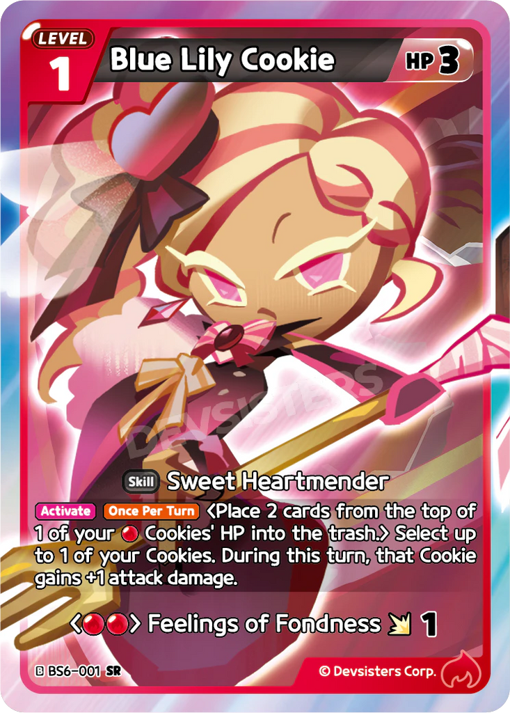 CRB-BS6-001 SR Blue Lily Cookie