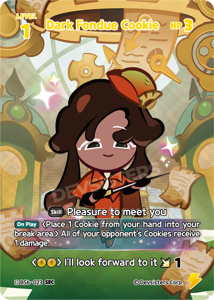 CRB-BS6-023 SEC Dark Fondue Cookie