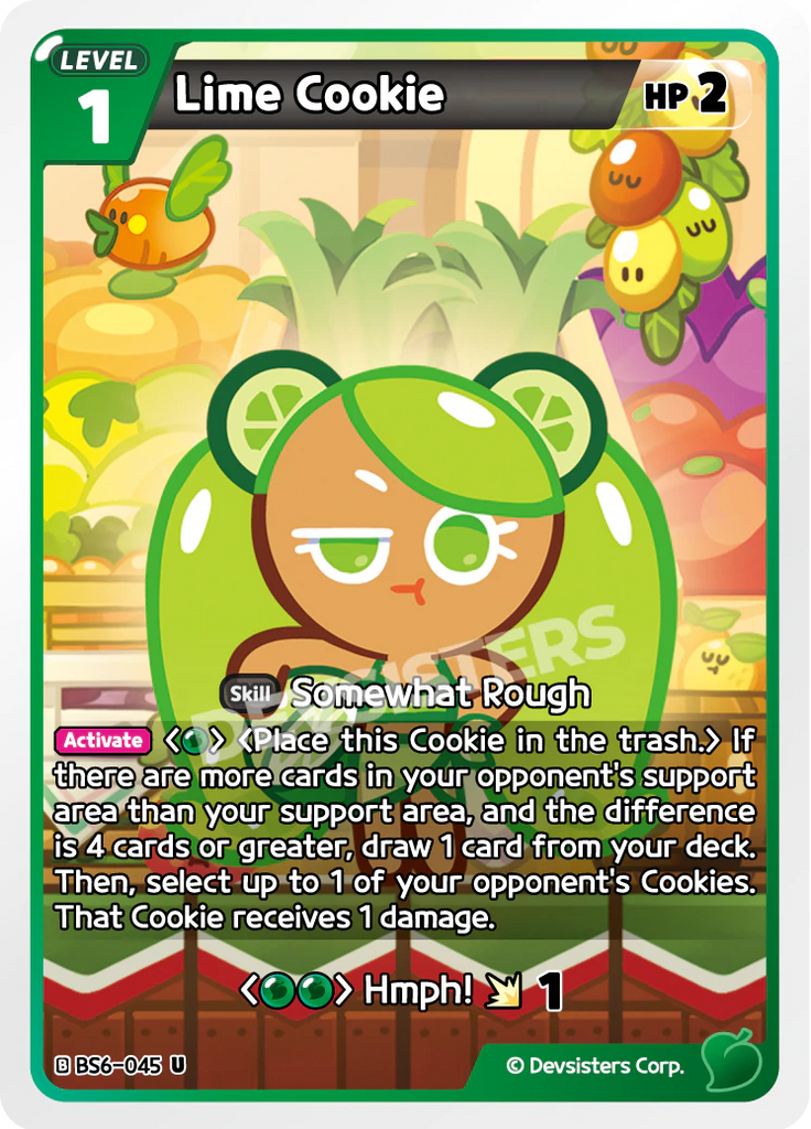 CRB-BS6-045 U Lime Cookie