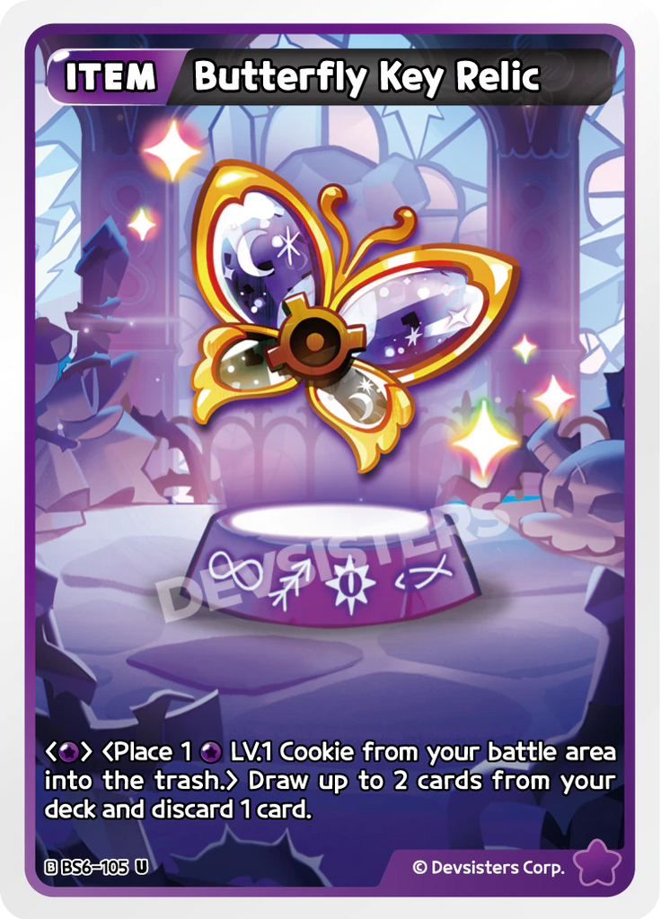 CRB-BS6-105 U Butterfly Key Relic