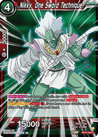 DBSCG-BT21-030 R Nikky, One Sword Technique
