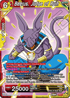 DBSCG-BT21-143 SR Beerus, Judge of Ruin