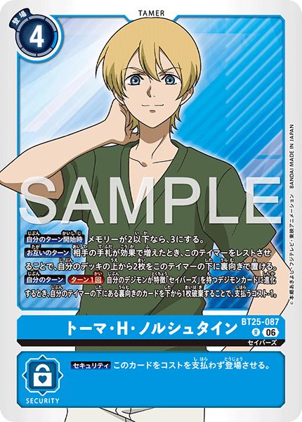 DCG-BT25-087 R TAMER トーマ・H・ノルシュタイン