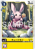 DCG-AD01-BT5-033 C LV3 キュートモン