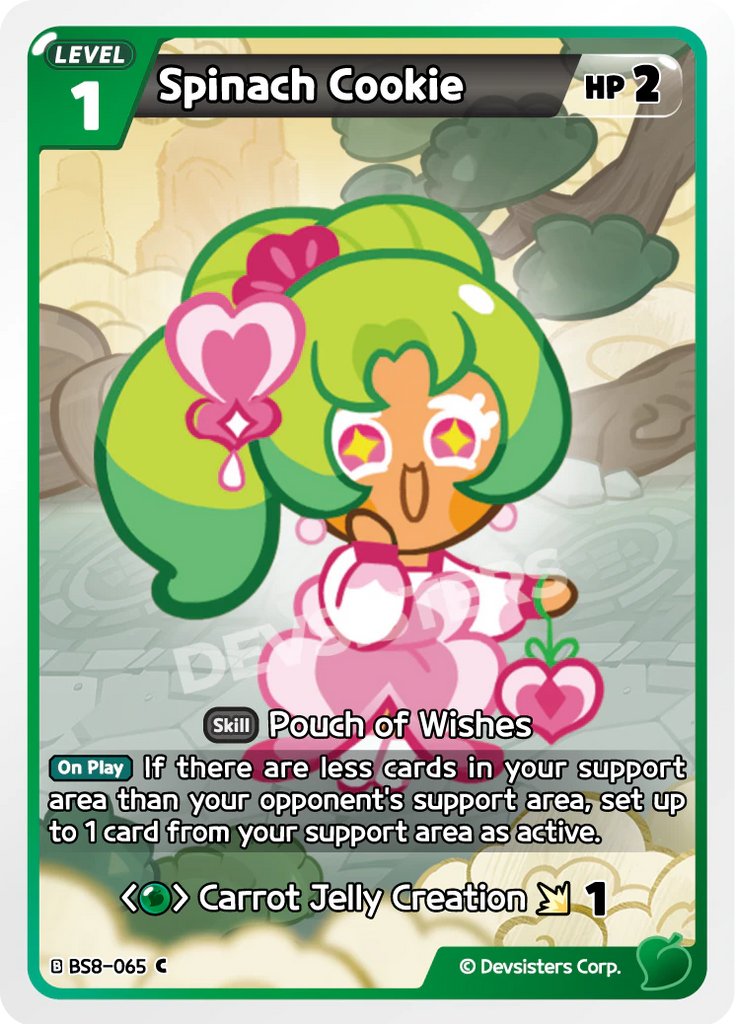 CRB-BS8-065 C Spinach Cookie