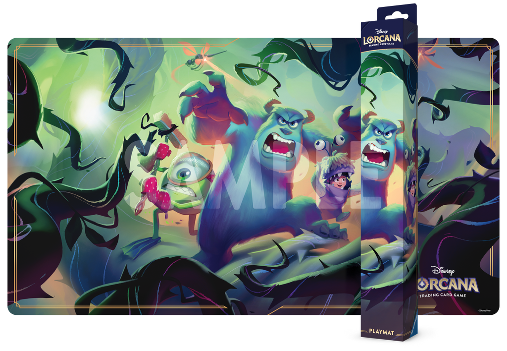 Disney Lorcana TCG - [Set 13] Attack of the Vine! Mike Wazowski, Sulley, and Boo in Attack of the Vine! Playmat