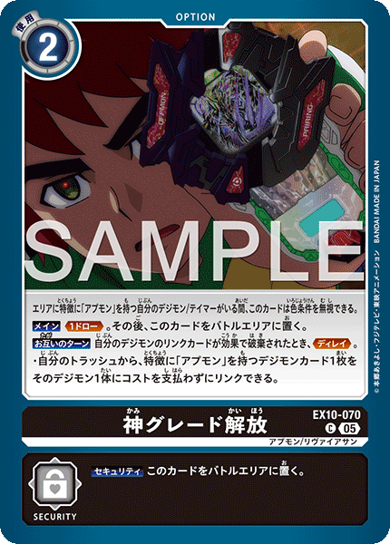 DCG-EX10-070 C OPTION 神グレード解放