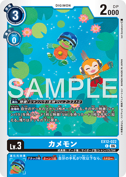 DCG-EX12-022 C LV3 カメモン