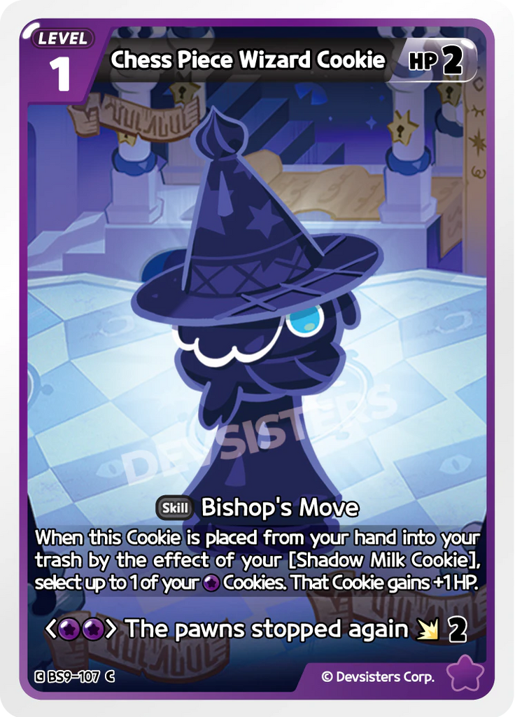 CRB-BS9-107 C Chess Piece Wizard Cookie