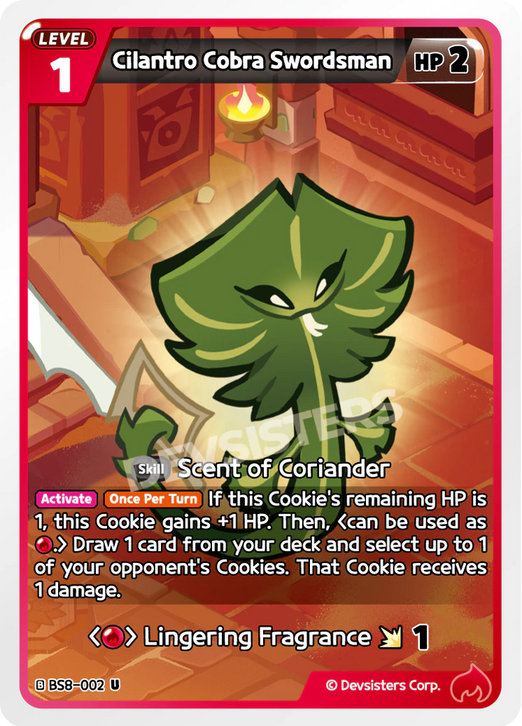 CRB-BS8-002 U Cilantro Cobra Swordsman