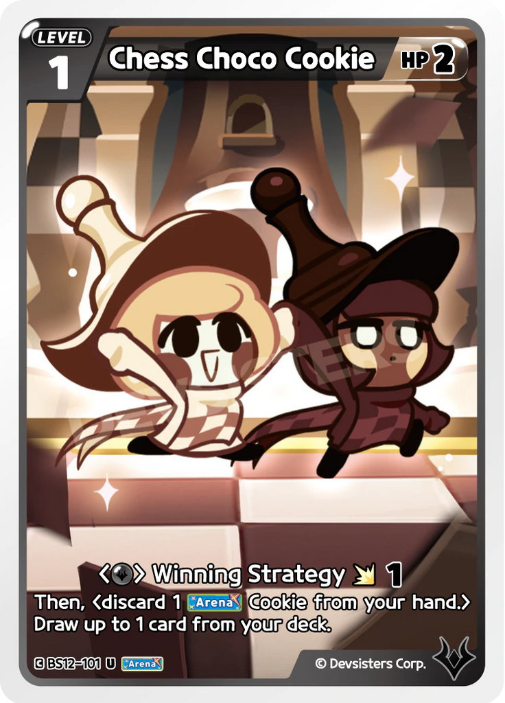 CRB-BS12-101 U Chess Choco Cookie