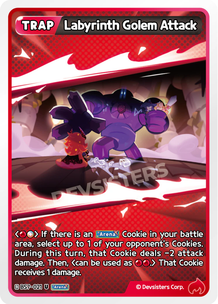 CRB-BS7-021 U Labyrinth Golem Attack