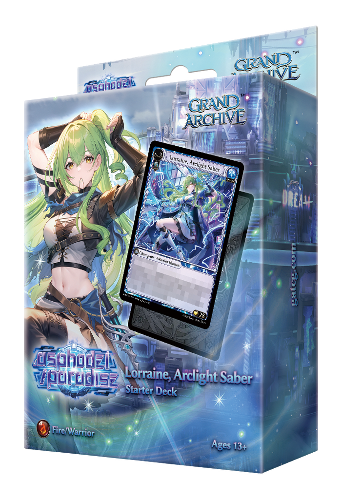 Grand Archive TCG - [PRD] .asphodel/paradise: Lorraine, Arclight Saber Starter Deck