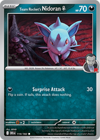 PTCG-SV10 114/182 Team Rocket's Nidoran♀