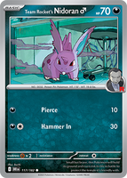PTCG-SV10 117/182 Team Rocket's Nidoran♂