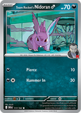 PTCG-SV10 117/182 Team Rocket's Nidoran♂