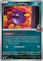 PTCG-SV10 125/182 Team Rocket's Koffing