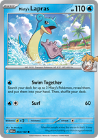PTCG-SV10 050/182 Misty's Lapras
