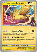 PTCG-SV10 070/182 Team Rocket's Zapdos