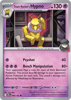 PTCG-SV10 080/182 Team Rocket's Hypno