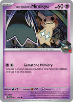 PTCG-SV10 087/182 Team Rocket's Mimikyu