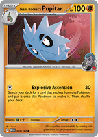 PTCG-SV10 095/182 Team Rocket's Pupitar
