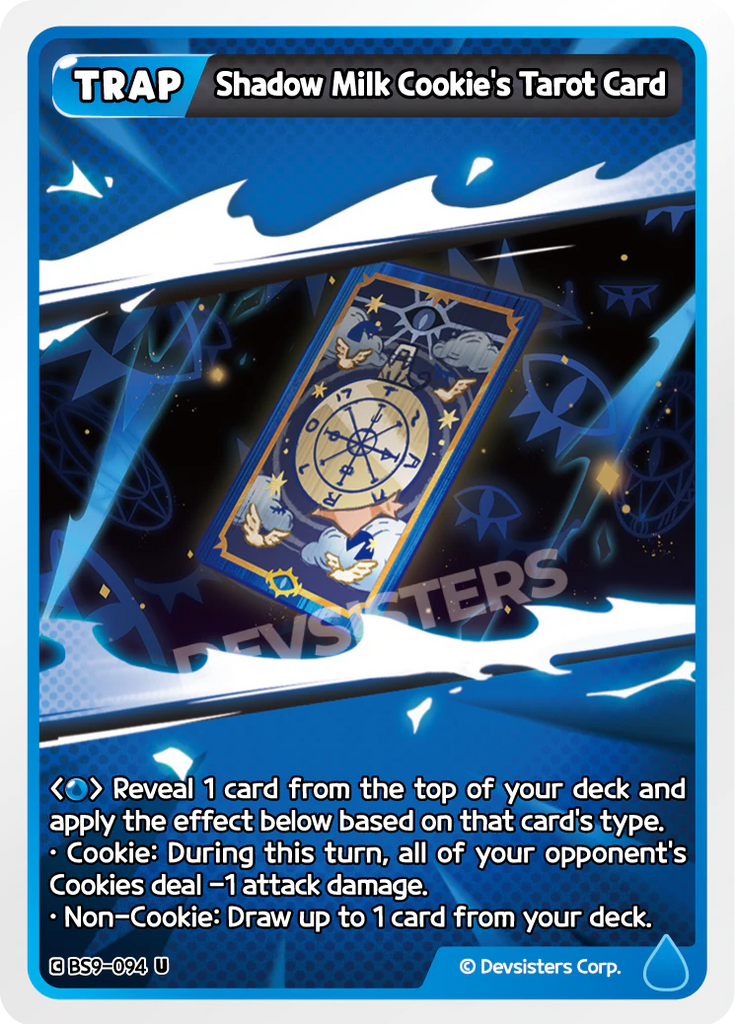 CRB-BS9-094 U Shadow Milk Cookie's Tarot Card