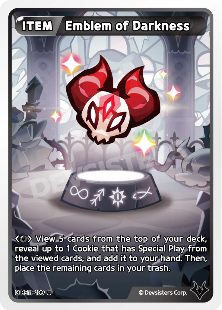 CRB-BS11-109 U Emblem of Darkness