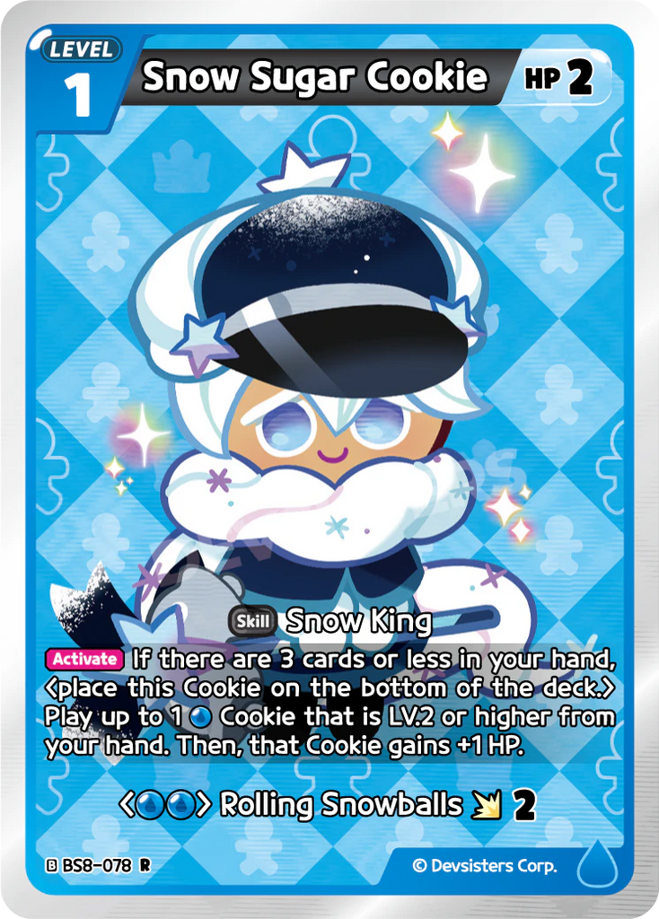 CRB-BS8-078 R Snow Sugar Cookie