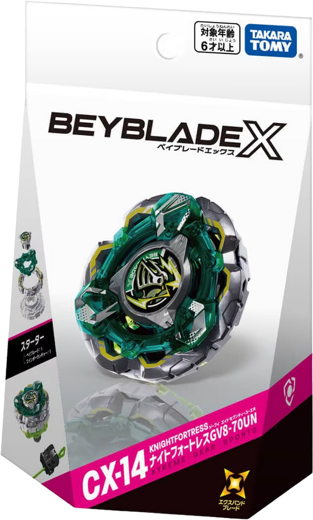 Beyblade X - [CX-14] KnightFortress GV8-70UN Starter Kit