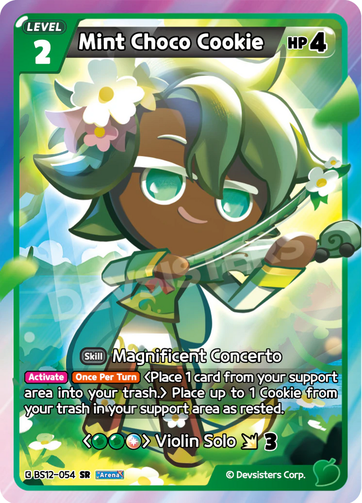 CRB-BS12-054 SR Mint Choco Cookie