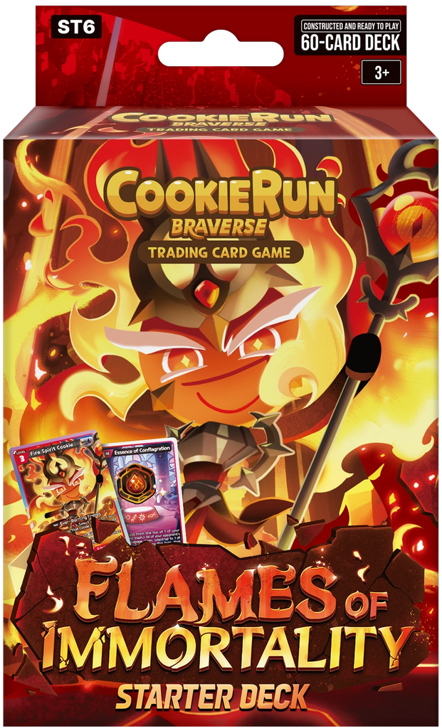 CookieRun Braverse TCG - [ST-06] Flames of Immortality Red Starter Deck