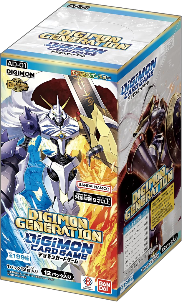 Digimon Card Game - [AD-01] Digimon Generation Japanese Advanced Booster Box